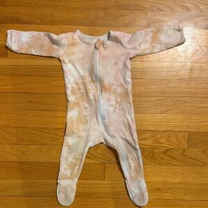 adidas Kids Pastel Tie-Dye Footie One Piece